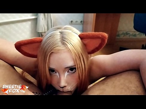 ❤️ Kitsune залгих дик, булэг нь түүний аманд ️❌ Порно манайд ﹏